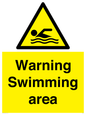 WL7492: Warning Swimming area