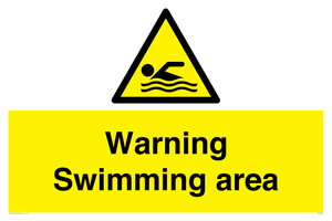 WL7492: Warning Swimming area