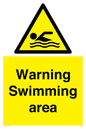 WL7492: Warning Swimming area