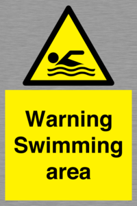 WL7492: Warning Swimming area