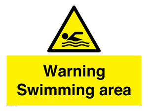 WL7492: Warning Swimming area