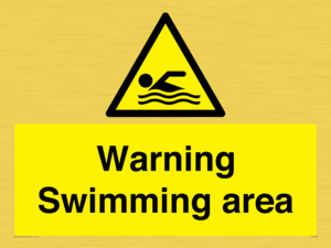 WL7492: Warning Swimming area