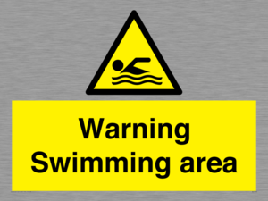 WL7492: Warning Swimming area