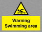 WL7492: Warning Swimming area