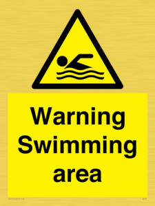 WL7492: Warning Swimming area