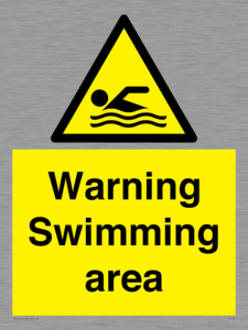 WL7492: Warning Swimming area
