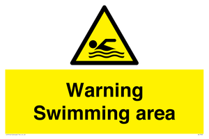 WL7492: Warning Swimming area