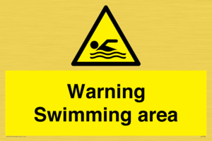 WL7492: Warning Swimming area