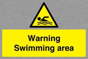 WL7492: Warning Swimming area