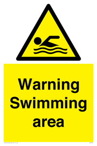 WL7492: Warning Swimming area