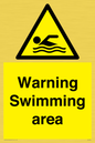 WL7492: Warning Swimming area