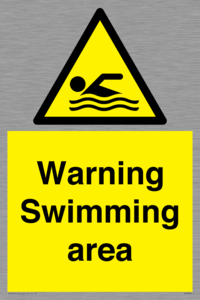 WL7492: Warning Swimming area