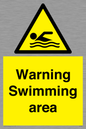 WL7492: Warning Swimming area