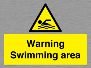 WL7492: Warning Swimming area