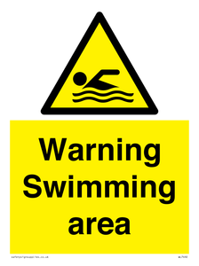 WL7492: Warning Swimming area