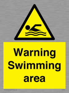 WL7492: Warning Swimming area