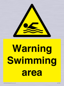 WL7492: Warning Swimming area
