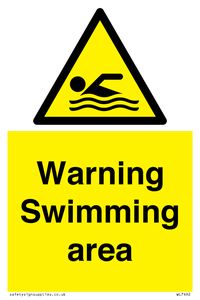 WL7492: Warning Swimming area