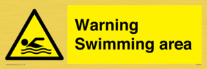 WL7492: Warning Swimming area