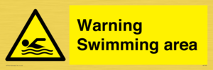 WL7492: Warning Swimming area
