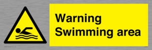WL7492: Warning Swimming area
