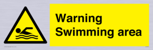 WL7492: Warning Swimming area