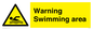 WL7492: Warning Swimming area