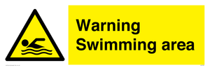 WL7492: Warning Swimming area