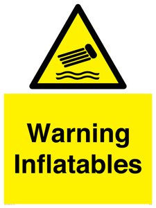 WL7493: Warning Inflatables