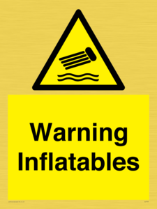WL7493: Warning Inflatables
