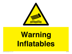 WL7493: Warning Inflatables