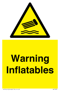 WL7493: Warning Inflatables