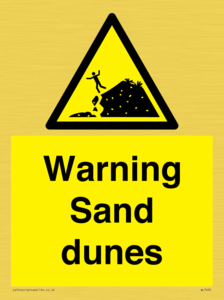 WL7495: Warning Sand dunes