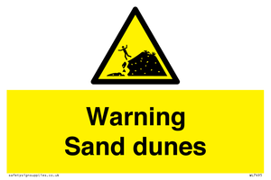 WL7495: Warning Sand dunes