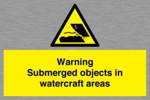 WL7496: Warning Submerged objects in watercraft areas