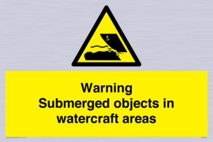 WL7496: Warning Submerged objects in watercraft areas