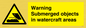 WL7496: Warning Submerged objects in watercraft areas