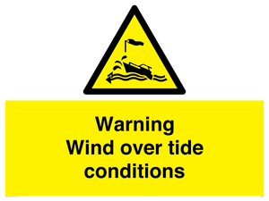 WL7497: Warning Wind over tide conditions