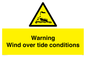 WL7497: Warning Wind over tide conditions
