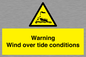 WL7497: Warning Wind over tide conditions