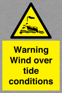 WL7497: Warning Wind over tide conditions