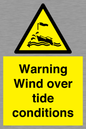 WL7497: Warning Wind over tide conditions