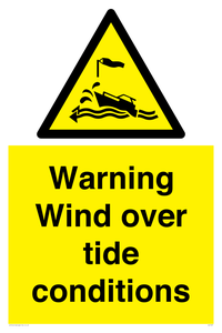 WL7497: Warning Wind over tide conditions