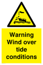 WL7497: Warning Wind over tide conditions