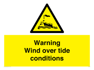 WL7497: Warning Wind over tide conditions