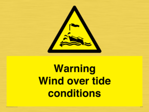 WL7497: Warning Wind over tide conditions