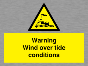 WL7497: Warning Wind over tide conditions