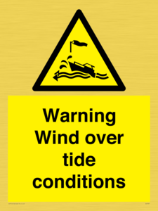 WL7497: Warning Wind over tide conditions