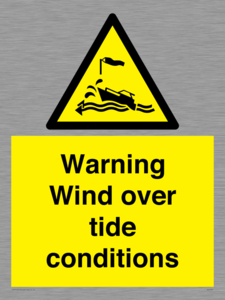 WL7497: Warning Wind over tide conditions