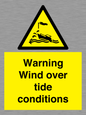 WL7497: Warning Wind over tide conditions